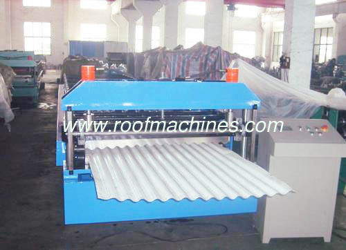 step roof tile roll forming machine