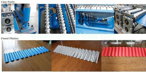 durable corrugated arc roof machine