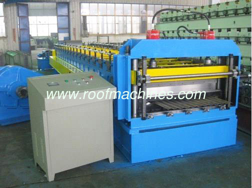 coated color corrugated roof machine