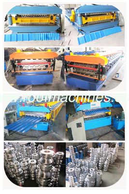 coated color corrugated roof machine