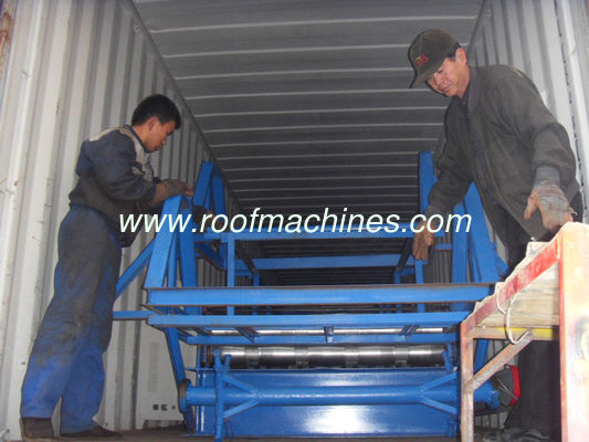 coated color corrugated roof machine