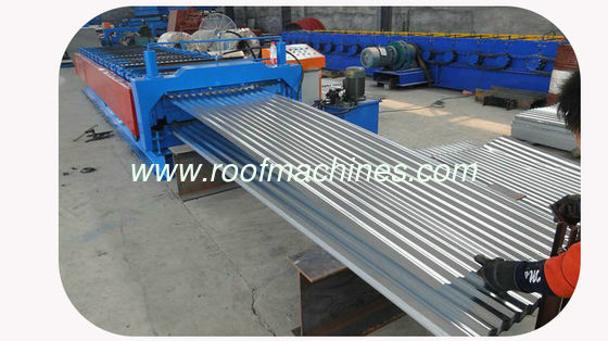 coated color corrugated roof machine