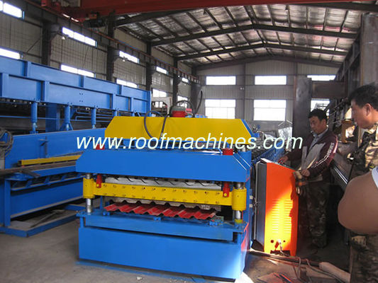 Double layer roof sheet forming machine  Metal roof machine Roll forming machine