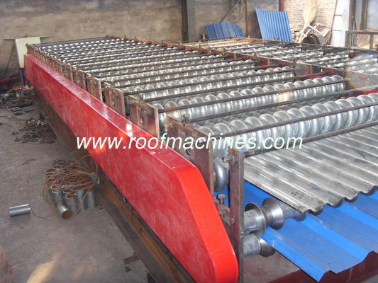double color roof tile machine
