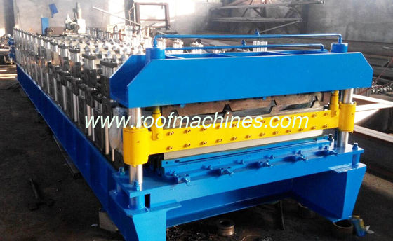 roof plate double layer forming machine