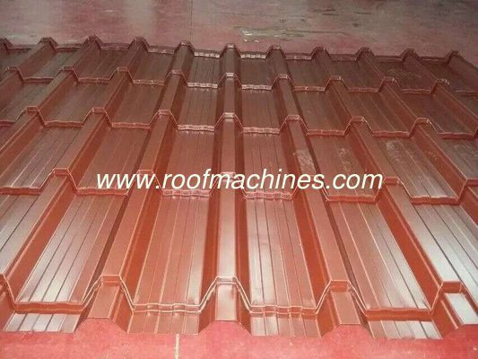 roof plate double layer forming machine