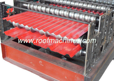double layer galvanize roofing machine