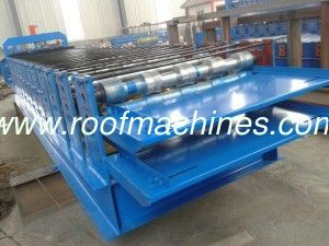 crazy selling double layer roof machine