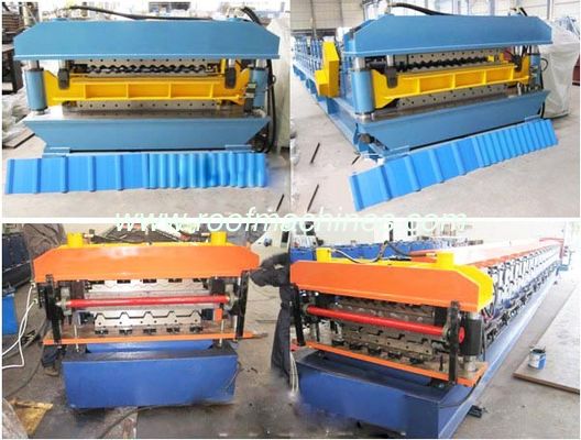 double layer machine for roofing