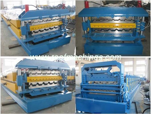 double roof tile machine