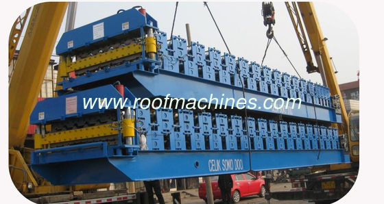 double roof tile machine