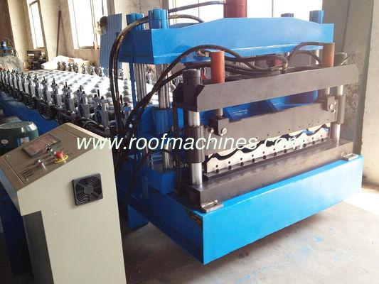 Glazed roof sheet forming machine