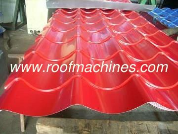 antique glazed tile roof machinery