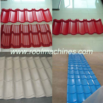 antique glazed tile roof machinery