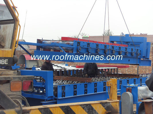 glazed tile roof roll making machine