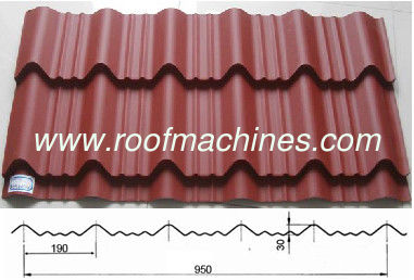 glazed panel machine for roofing