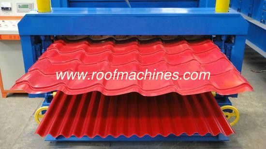 tile glazed roof machine