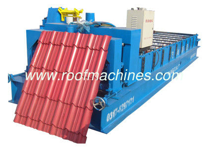 metal glazed roofing tile machine