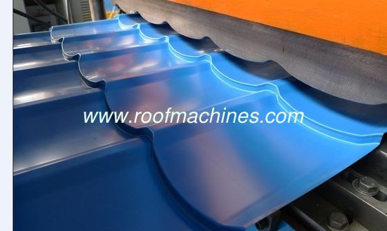metal glazed roofing tile machine